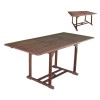 GARDEN Τραπέζι Επεκτεινόμενο Ξύλο Acacia-Ε20220,9-Ξύλο-1τμχ- 120+50x80 H.74cm