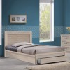 LIFE Κρεβάτι Μονό με Συρτάρι, για Στρώμα 90x190cm Απόχρωση Sonoma-ΕΜ3635,2-Paper-1τμχ- 99x196x93cm