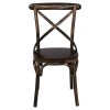 MARLIN Wood Καρέκλα, Μέταλλο Βαφή Black Gold-Ε5160,1-Μέταλλο/Ξύλο-4τμχ- 52x46x91cm