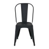 RELIX Καρέκλα, Μέταλλο Βαφή Μαύρο Extra Matte-Ε5191,1ΜW-Μέταλλο-1τμχ- 44x49x84cm