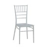 ILONA PP Καρέκλα Εστίασης - Catering Στοιβαζόμενη PP Άσπρο-Ε385-PP - PC - ABS-1τμχ- 40x46x88cm
