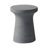 CONCRETE Σκαμπό Κήπου - Βεράντας, Cement Grey-Ε6205-Artificial Cement (Recyclable)-1τμχ- Φ 35cm H.45cm
