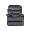 LUISA Πολυθρόνα Relax Σαλονιού - Καθιστικού Σκούρο Γκρι Velure-Ε9780,3-Ύφασμα-1τμχ- 88x90x99cm