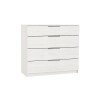 DRAWER Συρταριέρα με 4 Συρτάρια, Απόχρωση Άσπρο-Ε759,3-Paper-1τμχ- 80x40x83cm