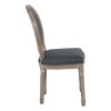 JAMESON Καρέκλα Tραπεζαρίας Σαλονιού, Decape, Ύφασμα Γκρι-Ε752,2-Ξύλο/Ύφασμα-2τμχ- 49x55x95cm