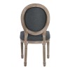 JAMESON Καρέκλα Tραπεζαρίας Σαλονιού, Decape, Ύφασμα Γκρι-Ε752,2-Ξύλο/Ύφασμα-2τμχ- 49x55x95cm