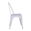 RELIX Καρέκλα, Μέταλλο Βαφή Άσπρο-Ε5191,MW-Μέταλλο-1τμχ- 44x49x84cm
