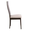 MILENO Καρέκλα Οξυά Καρυδί Burn Beech Ύφασμα Καφέ-Ε7675-Ξύλο/Ύφασμα-2τμχ- 46x47x103cm