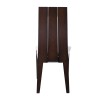 SAMBER Καρέκλα, Οξιά Καρυδί Burn Beech, Ύφασμα Καφέ-Ε7867,1-Ξύλο/Ύφασμα-2τμχ- 50x57x101cm