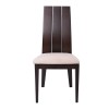 SAMBER Καρέκλα, Οξιά Καρυδί Burn Beech, Ύφασμα Καφέ-Ε7867,1-Ξύλο/Ύφασμα-2τμχ- 50x57x101cm