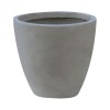 FLOWER POT-3 Cement Grey Φ53x47cm-Ε6302,C-Artificial Cement (Recyclable)-1τμχ- Φ53x47cm