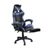 BF7860 Gaming Relax Πολυθρόνα Γραφείου με Υποπόδιο, Pu Μαύρο - Μπλε-ΕΟ581,2-PU - PVC - Bonded Leather-1τμχ- 63x70x117/127cm