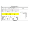 LAVIDA Τραπέζι BAR Μέταλλο Βαφή Μαύρο, Επιφάνεια Απόχρωση Cement-ΕΜ158,2-Μέταλλο/MDF - Καπλαμάς - Κόντρα Πλακέ - Νοβοπάν-1τμχ- 120x60x106cm