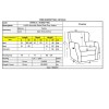 LUISA Πολυθρόνα Relax Σαλονιού - Καθιστικού Σκούρο Γκρι Velure-Ε9780,3-Ύφασμα-1τμχ- 88x90x99cm
