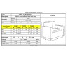 IMOLA Πολυθρόνα - Κρεβάτι Σαλονιού - Καθιστικού, Ύφασμα Σκούρο Γκρι-Ε9921,11-Ύφασμα-1τμχ- 100x102x92(Κρεβ.75x180x44)cm