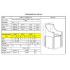 SALSA Πολυθρόνα Στοιβαζόμενη, Αλουμίνιο Βαφή Μαύρο,Wicker Φυσικό, Μαξιλάρι Γκρι-Ε259,1-Αλουμίνιο/Wicker-1τμχ- 57x63x74cm