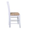 CASA Καρέκλα Οξιά Βαφή Εμποτισμού Λάκα Άσπρο, Κάθισμα Ψάθα-Ρ966,Ε8-Ξύλο/Ψάθα-1τμχ- 42x45x88cm