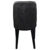CASTER Καρέκλα Τραπεζαρίας Κουζίνας, Μέταλλο Βαφή Μαύρο, Ύφασμα Suede Ανθρακί-ΕΜ157,1-Μέταλλο/PVC - PU-6τμχ- 45x60x89cm