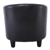 BOGA Πολυθρόνα Σαλονιού Καθιστικού, Pu Σκούρο Καφέ-Ε7129,5W-PU - PVC - Bonded Leather-1τμχ- 77x70x77cm