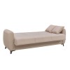 DARIO Καναπές - Κρεβάτι Σαλονιού - Καθιστικού, 3Θέσιος Ύφασμα Cappuccino-Ε9931,2-Ύφασμα-1τμχ- Sofa:210x80x75-Bed:180x100cm