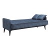 PERTH Καναπές - Κρεβάτι Σαλονιού - Καθιστικού, 3Θέσιος Ύφασμα Γκρι Σκούρο (Ανθρακί)-Ε9932,4-Ύφασμα-1τμχ- Sofa:210x80x75-Bed:180x100cm