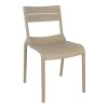 SERENA Καρέκλα, Στοιβαζόμενη PP - UV Cappuccino-Ε3806,2-PP - PC - ABS-1τμχ- 51x56x82cm