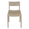 SERENA Καρέκλα Στοιβαζόμενη PP - UV Cappuccino-Ε3806,2-PP - PC - ABS-1τμχ- 56x51x82cm