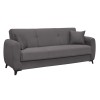 DARIO Καναπές – Κρεβάτι με Αποθηκευτικό Χώρο, 3Θέσιος Ύφασμα Γκρι-Ε9931,4-Ύφασμα-1τμχ- Sofa:210x80x75 Bed:180x100cm