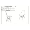 ART Wood Καρέκλα Τραπεζαρίας - Κουζίνας, Πόδια Οξιά, Κάθισμα PP Tortora - 1 Step K/D-ΕΜ123,9W-Ξύλο/PP - PC - ABS-4τμχ- 46x52x82cm