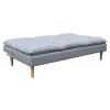 DREAM Καναπές - Κρεβάτι Σαλονιού - Καθιστικού, Ύφασμα Ανοιχτό Γκρι-Ε9432,1-Ύφασμα-1τμχ- 180x89x84cm Bed:180x111x45cm
