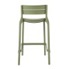 SERENA Σκαμπό Bar PP - UV Πράσινο, Στοιβαζόμενο Ύψος Καθίσματος 65cm-Ε3805,3-PP - PC - ABS-1τμχ- 50x50x65/90cm
