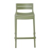 SERENA Σκαμπό Bar PP - UV Πράσινο, Ύψος Καθίσματος 65cm-Ε3805,3-PP - PC - ABS-1τμχ- 50x50x65/90cm