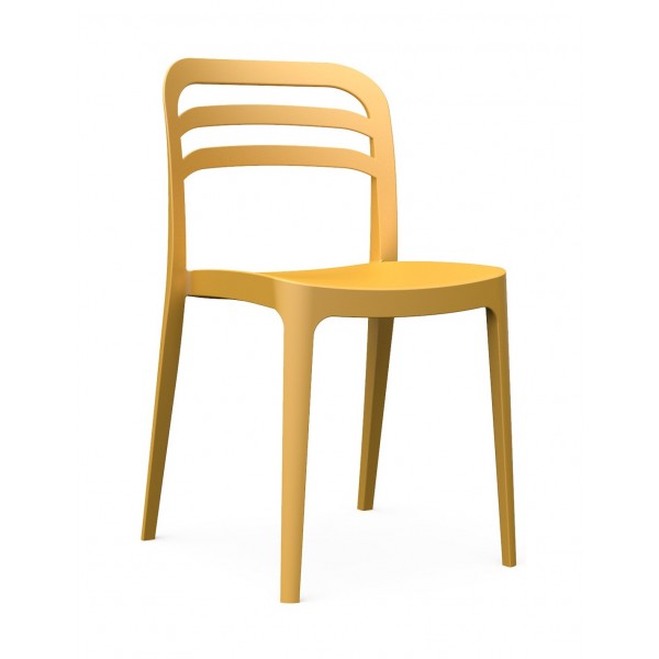 Aspen Καρέκλα Polypropylene Mustard 46x51x83cm