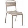 Cannes καρέκλα polypropylene taupe  53,5x60x89cm