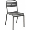 Cannes καρέκλα polypropylene σκούρο γκρί 53,5x60x89cm